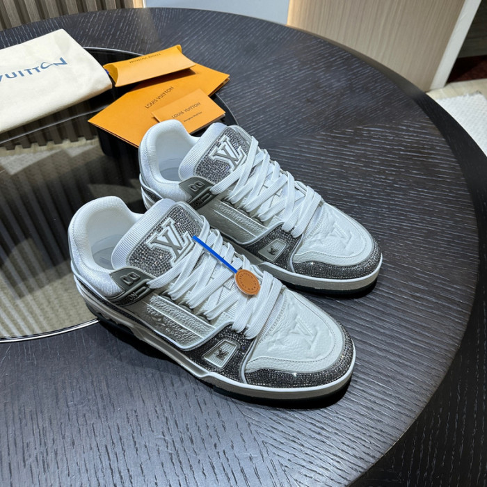 lv trainer sneaker (crystal cusT0mize)